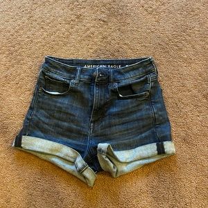 american eagle jean shorts